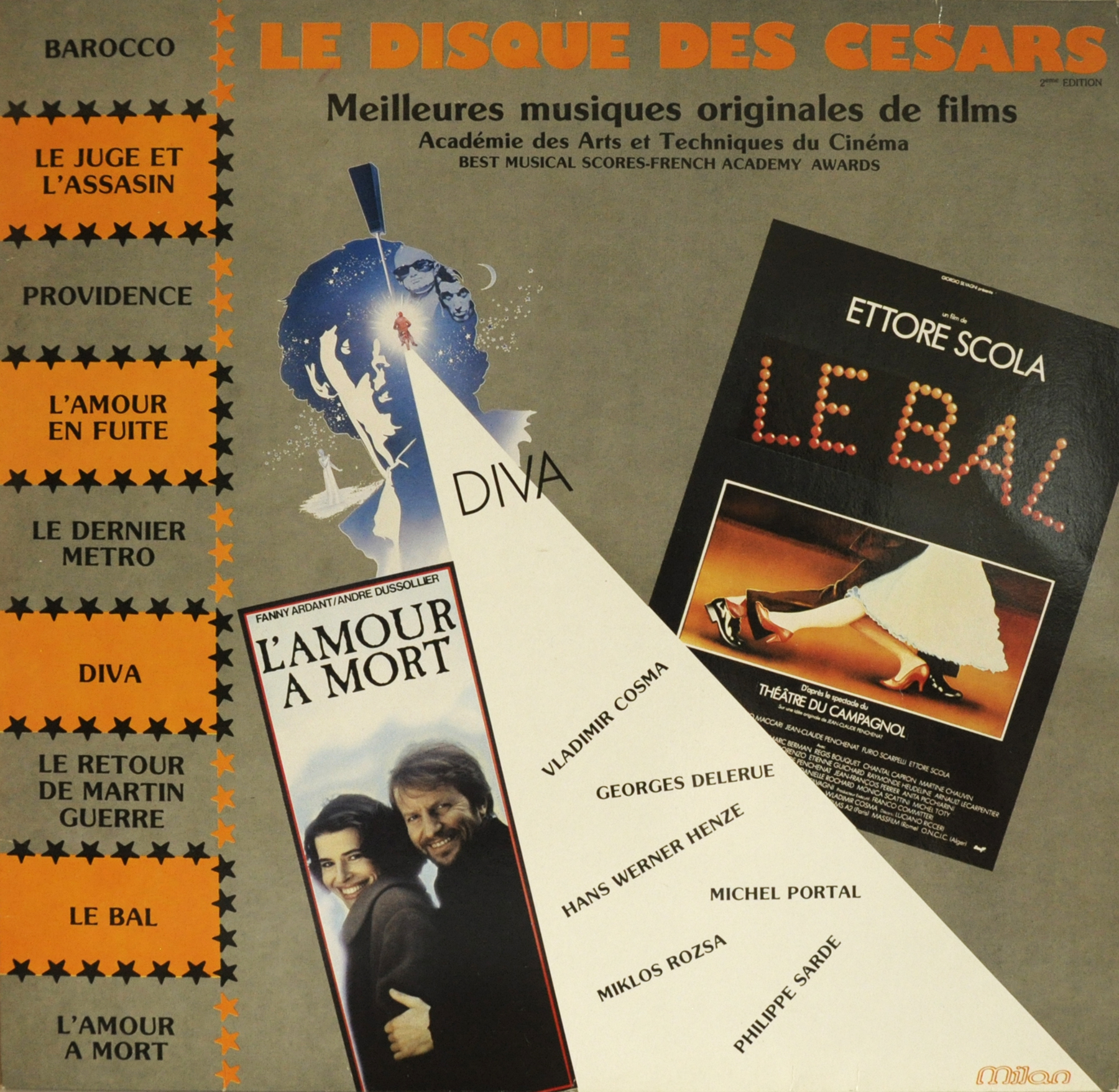 Acheter disque vinyle Artistes divers Le disque des Césars a vendre